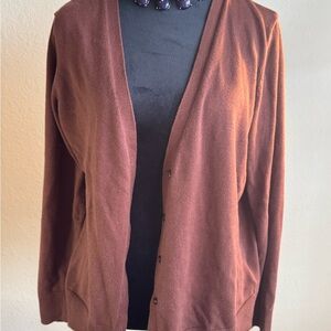 Amazon Essentials Women's Chocolate Cardigan Sweater